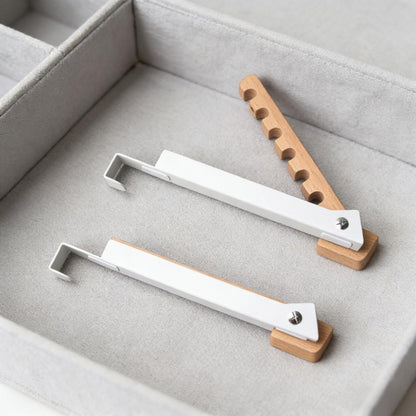 Foldable Wardrobe Door Hook (6-Hook Organizer for Closet Doors)