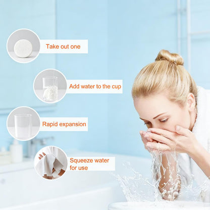 Portable Compressed Tissue Kit (Travel-Sized with Water Bottle & Case)