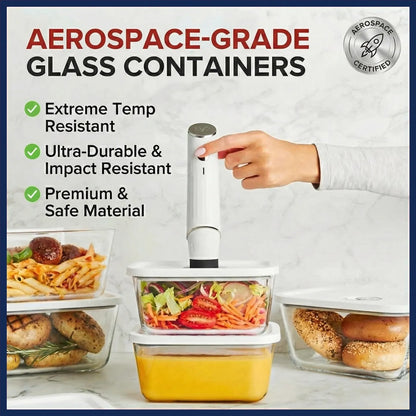 FreshLink™  Professional Vacuum Sealer + 6 FREE Canisters! (Total 40+ Pieces)