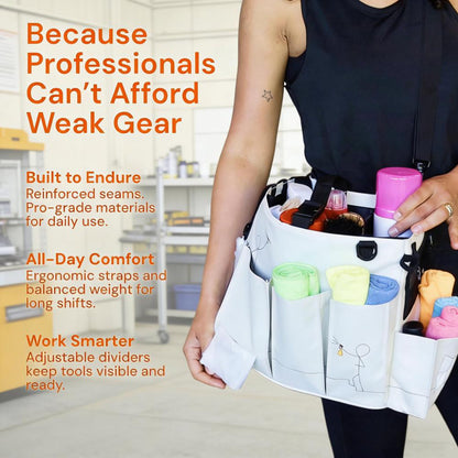 Heavy-Duty Multi-Pocket Organizer Bag (Pro-Grade for Home & Professional Use)