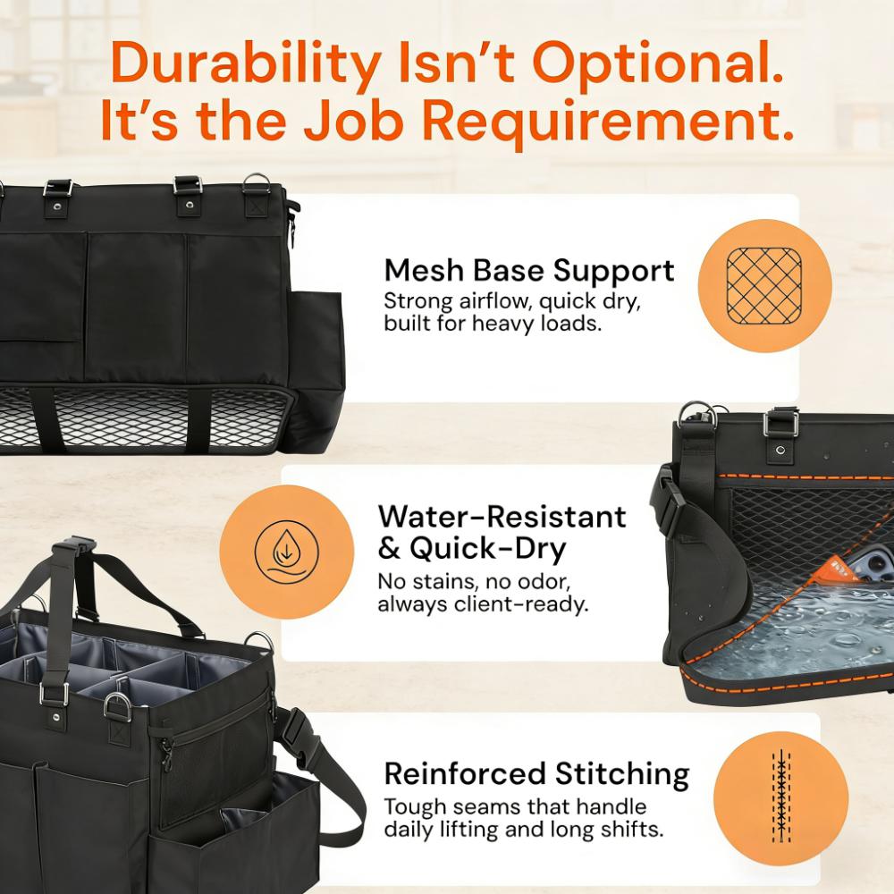 Heavy-Duty Multi-Pocket Organizer Bag (Pro-Grade for Home & Professional Use)