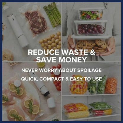 FreshLink™  Professional Vacuum Sealer + 6 FREE Canisters! (Total 40+ Pieces)