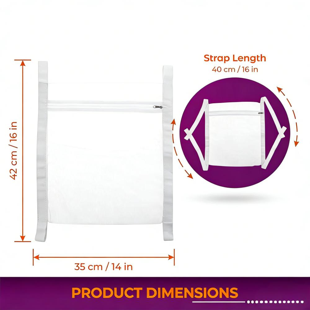 Washing Machine Shoe Bag (Reusable) for Sneakers/Casual Shoes